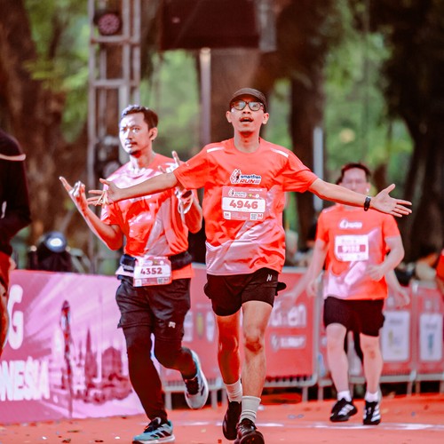 Race photo from SMARTFREN RUN 2026