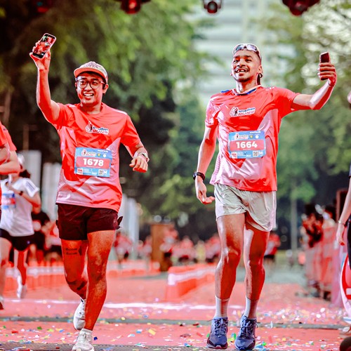 Race photo from SMARTFREN RUN 2026