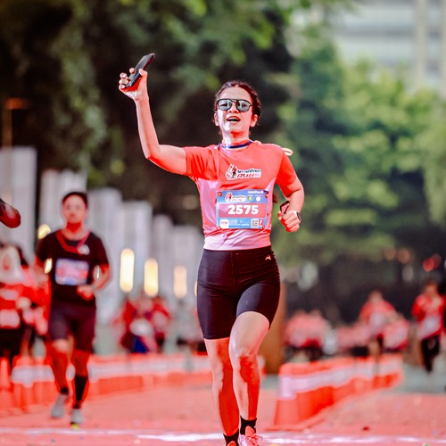 Race photo from SMARTFREN RUN 2026