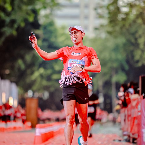Race photo from SMARTFREN RUN 2026