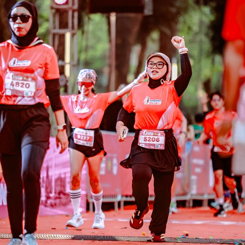 Race photo from SMARTFREN RUN 2026