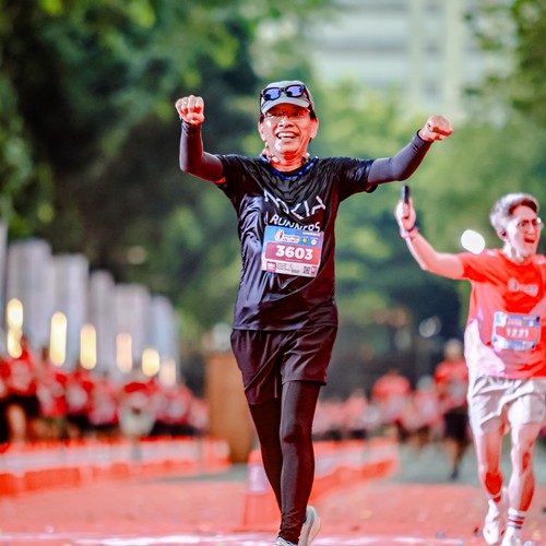 Race photo from SMARTFREN RUN 2026