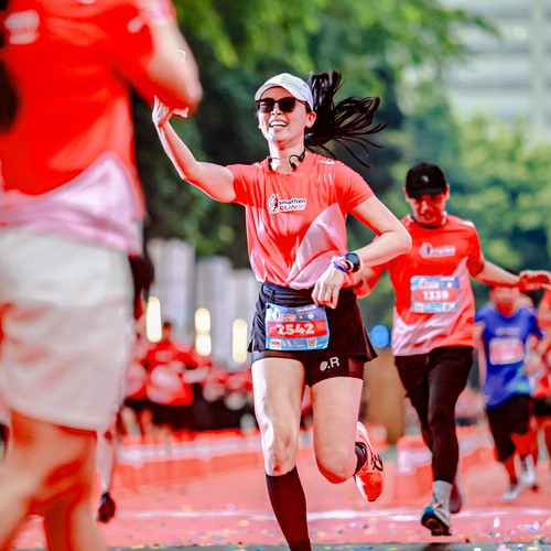 Race photo from SMARTFREN RUN 2026