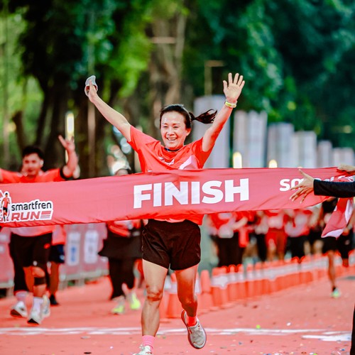Race photo from SMARTFREN RUN 2026