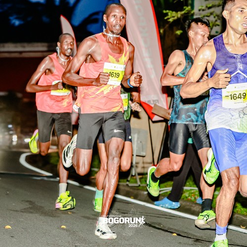 Race photo from BOGORUN 2026