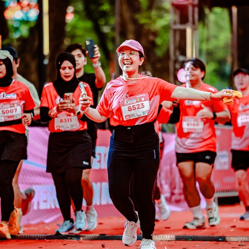Race photo from SMARTFREN RUN 2026