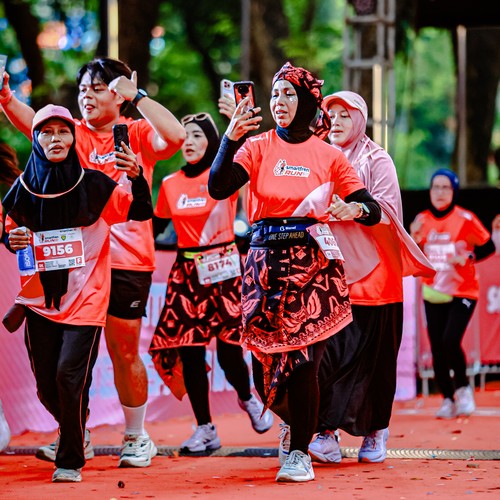 Race photo from SMARTFREN RUN 2026