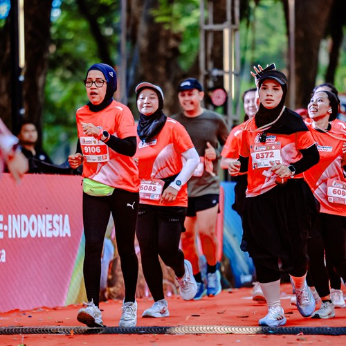 Race photo from SMARTFREN RUN 2026