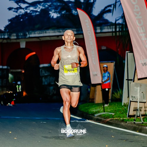 Race photo from BOGORUN 2026