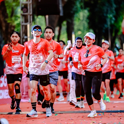 Race photo from SMARTFREN RUN 2026
