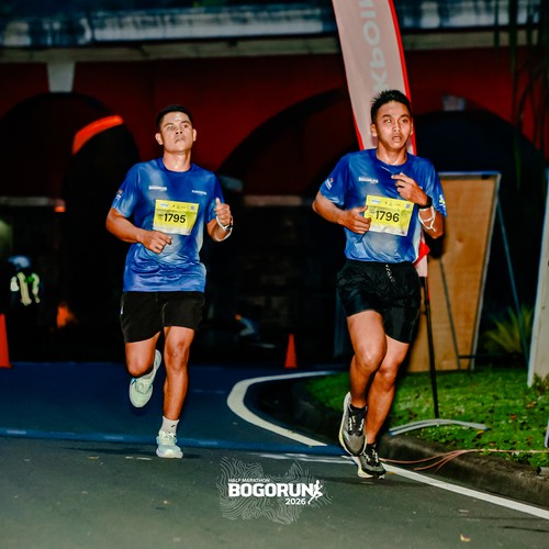 Race photo from BOGORUN 2026