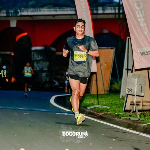 Race photo from BOGORUN 2026