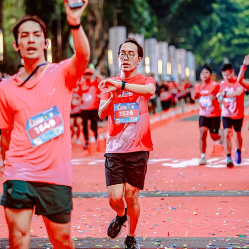 Race photo from SMARTFREN RUN 2026