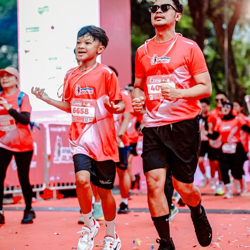 Race photo from SMARTFREN RUN 2026