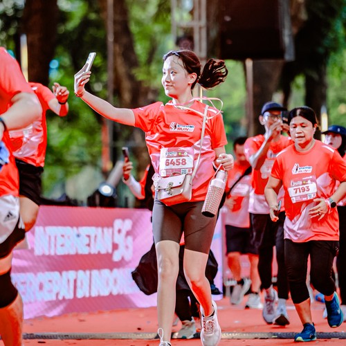 Race photo from SMARTFREN RUN 2026