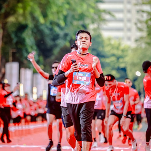 Race photo from SMARTFREN RUN 2026