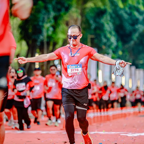 Race photo from SMARTFREN RUN 2026
