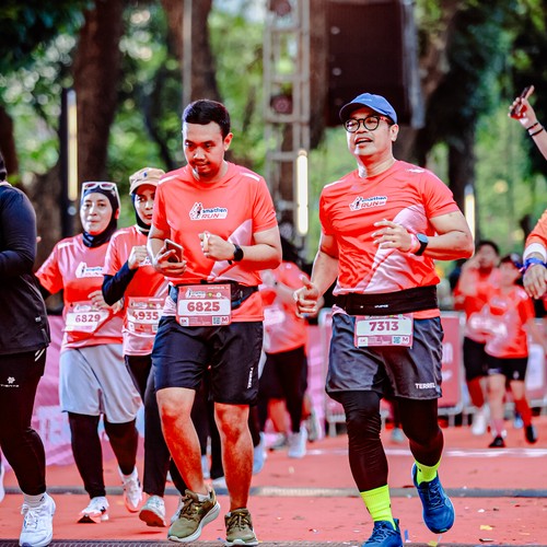Race photo from SMARTFREN RUN 2026