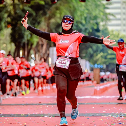Race photo from SMARTFREN RUN 2026
