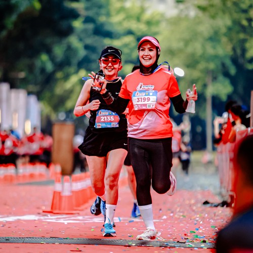 Race photo from SMARTFREN RUN 2026