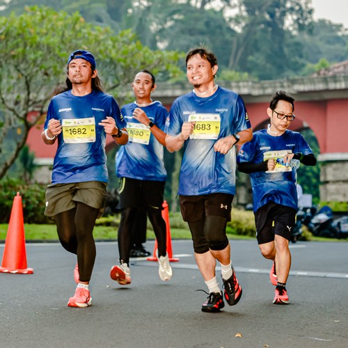 Race photo from BOGORUN 2026