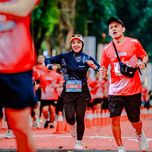 Race photo from SMARTFREN RUN 2026