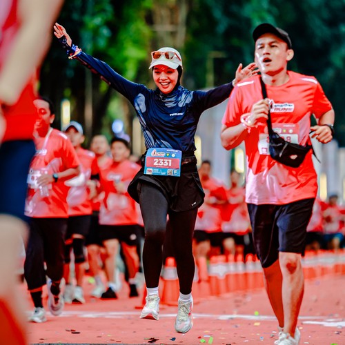 Race photo from SMARTFREN RUN 2026