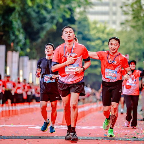 Race photo from SMARTFREN RUN 2026