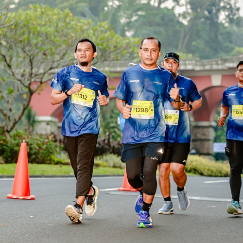 Race photo from BOGORUN 2026