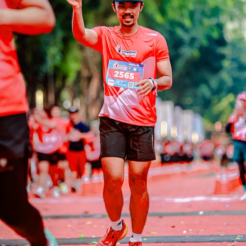 Race photo from SMARTFREN RUN 2026