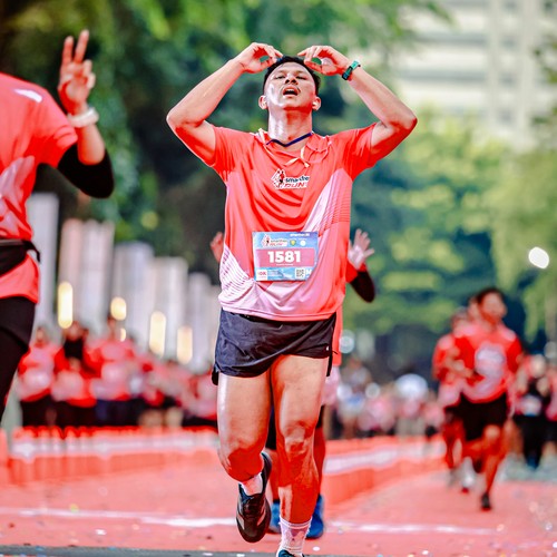 Race photo from SMARTFREN RUN 2026