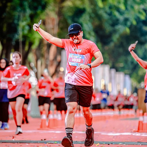 Race photo from SMARTFREN RUN 2026