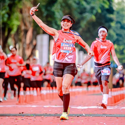 Race photo from SMARTFREN RUN 2026