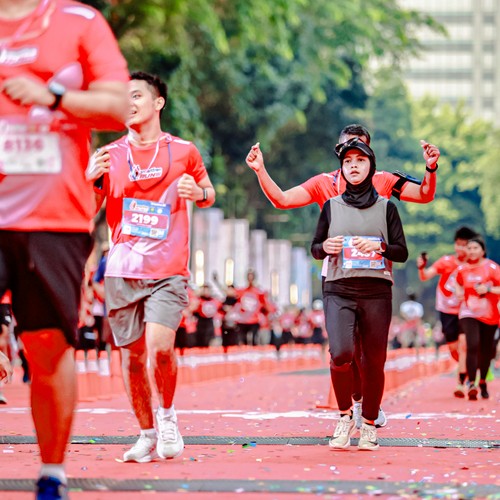 Race photo from SMARTFREN RUN 2026