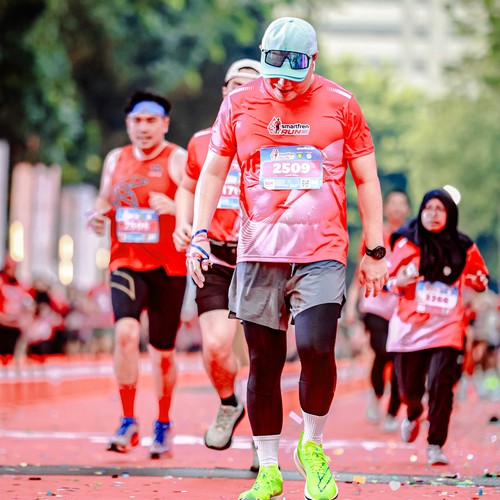 Race photo from SMARTFREN RUN 2026