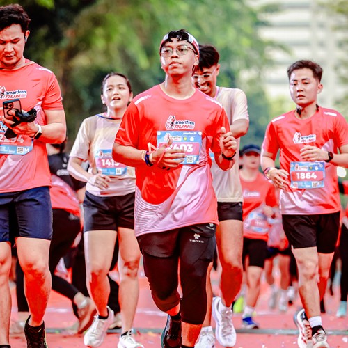 Race photo from SMARTFREN RUN 2026