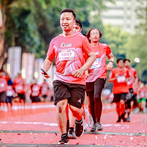 Race photo from SMARTFREN RUN 2026