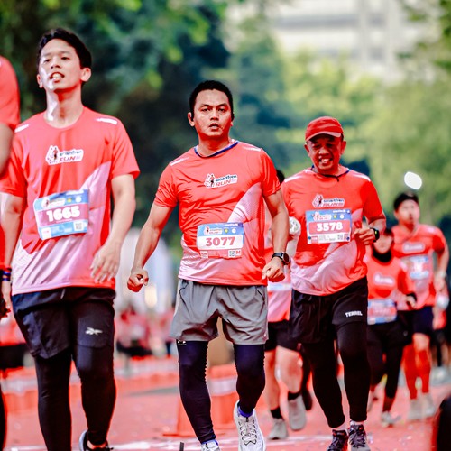 Race photo from SMARTFREN RUN 2026