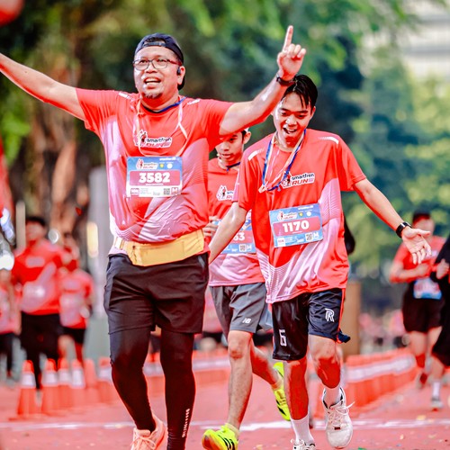 Race photo from SMARTFREN RUN 2026