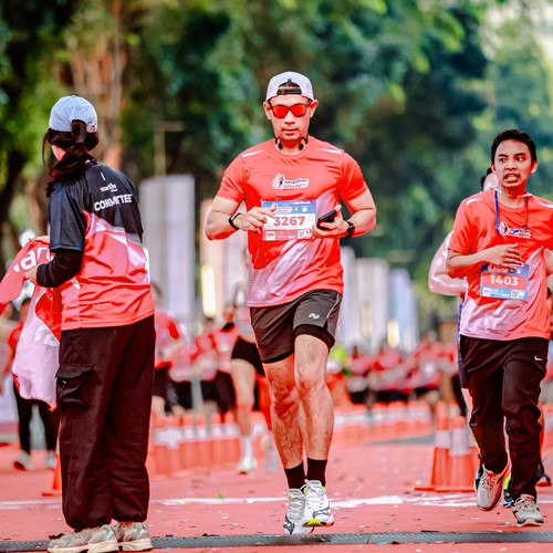 Race photo from SMARTFREN RUN 2026