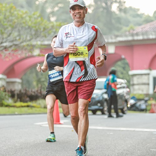 Race photo from BOGORUN 2026