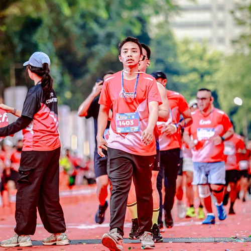 Race photo from SMARTFREN RUN 2026