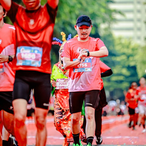 Race photo from SMARTFREN RUN 2026