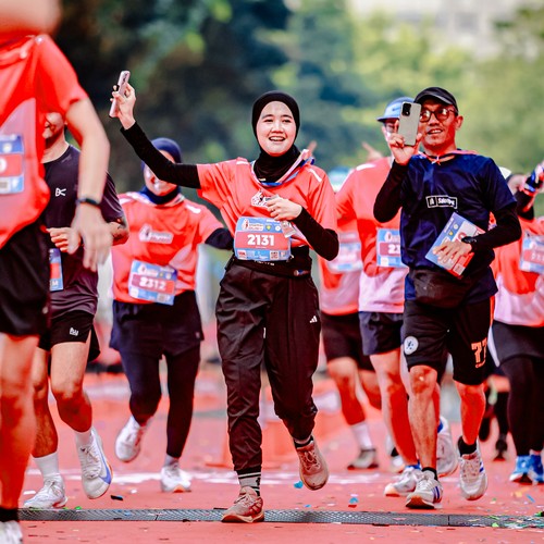 Race photo from SMARTFREN RUN 2026