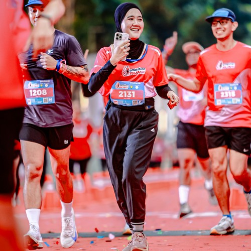 Race photo from SMARTFREN RUN 2026