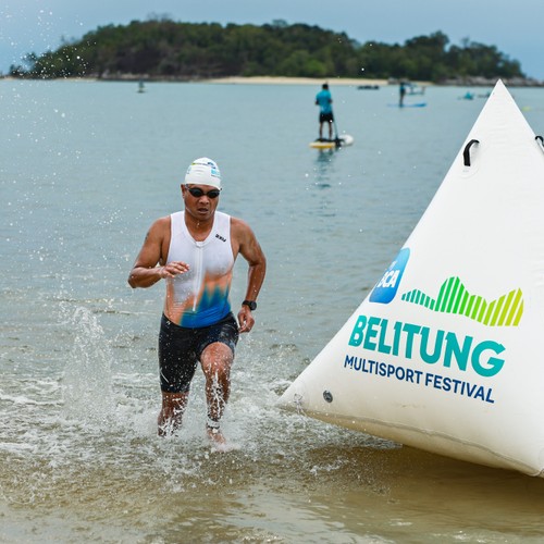 Race photo from Belitung Multisport Festival