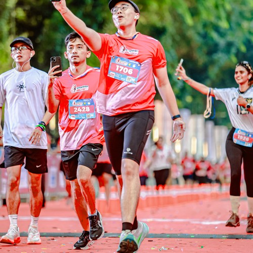 Race photo from SMARTFREN RUN 2026