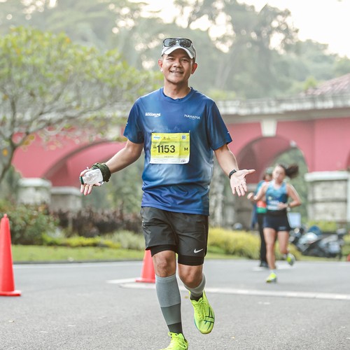 Race photo from BOGORUN 2026