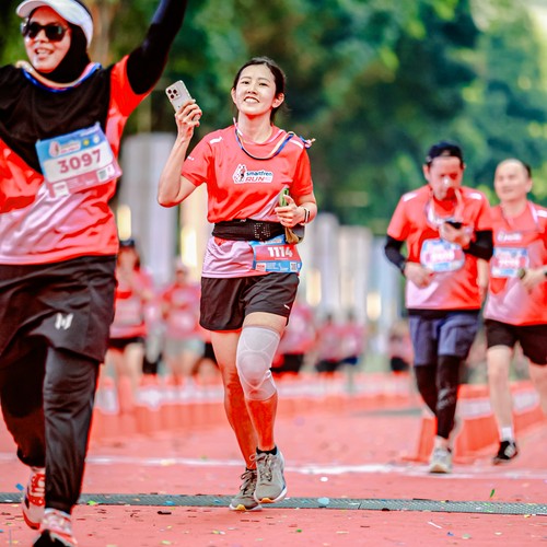 Race photo from SMARTFREN RUN 2026