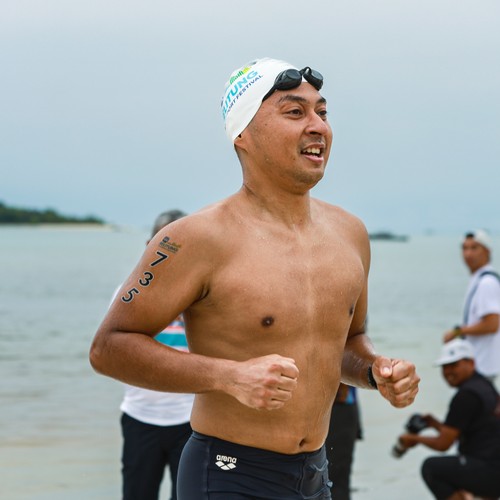Race photo from Belitung Multisport Festival